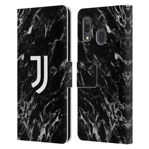 Juventus Football Club Marble Black Leather Book Wallet Case Cover For Samsung Galaxy A33 5G (2022)