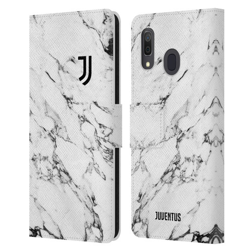 Juventus Football Club Marble White Leather Book Wallet Case Cover For Samsung Galaxy A33 5G (2022)