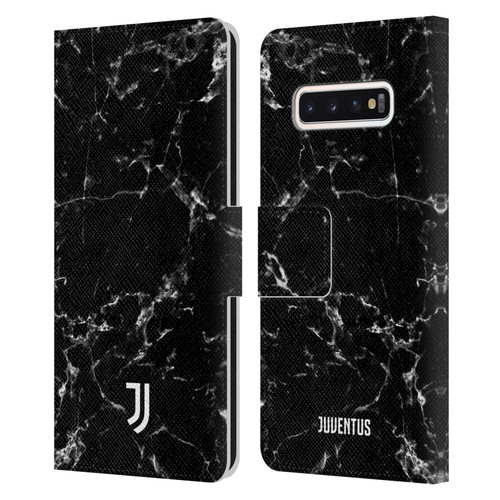 Juventus Football Club Marble Black 2 Leather Book Wallet Case Cover For Samsung Galaxy S10