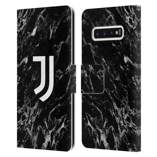 Juventus Football Club Marble Black Leather Book Wallet Case Cover For Samsung Galaxy S10