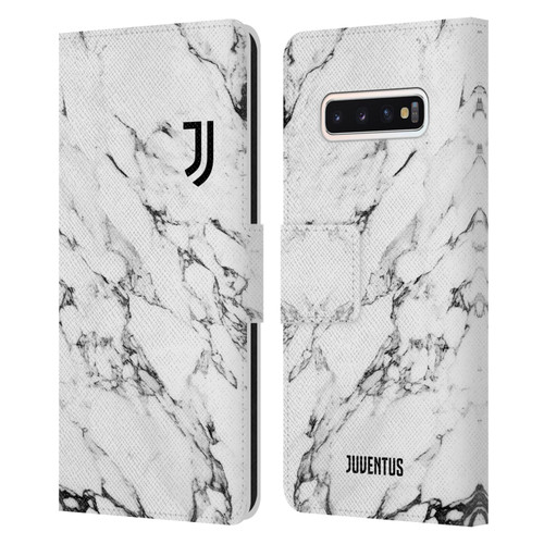 Juventus Football Club Marble White Leather Book Wallet Case Cover For Samsung Galaxy S10