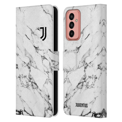 Juventus Football Club Marble White Leather Book Wallet Case Cover For Samsung Galaxy M13 (2022)