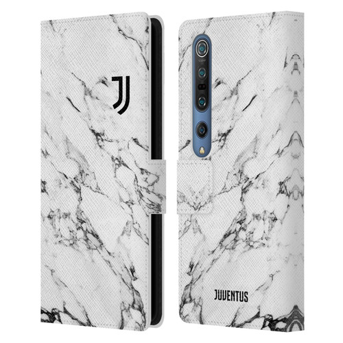 Juventus Football Club Marble White Leather Book Wallet Case Cover For Xiaomi Mi 10 5G / Mi 10 Pro 5G