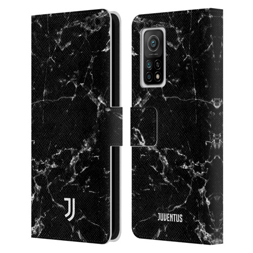 Juventus Football Club Marble Black 2 Leather Book Wallet Case Cover For Xiaomi Mi 10T 5G