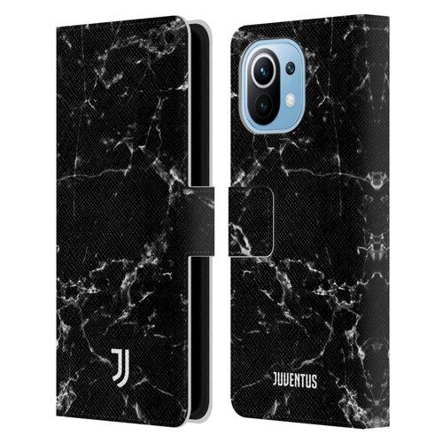 Juventus Football Club Marble Black 2 Leather Book Wallet Case Cover For Xiaomi Mi 11