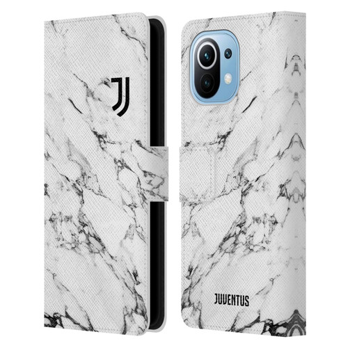 Juventus Football Club Marble White Leather Book Wallet Case Cover For Xiaomi Mi 11