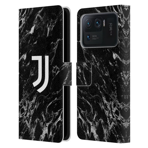 Juventus Football Club Marble Black Leather Book Wallet Case Cover For Xiaomi Mi 11 Ultra