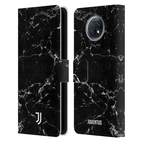 Juventus Football Club Marble Black 2 Leather Book Wallet Case Cover For Xiaomi Redmi Note 9T 5G