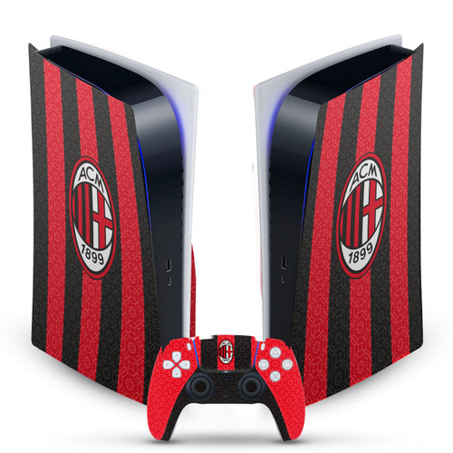 AC Milan 2020/21 Crest Kit Home Vinyl Sticker Skin Decal Cover for Sony PS5 Digital Edition Bundle