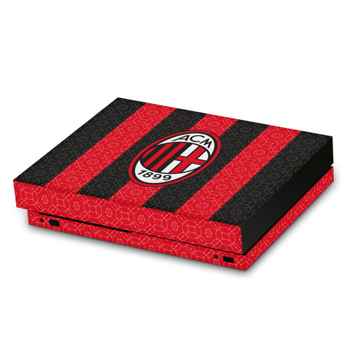 AC Milan 2020/21 Crest Kit Home Vinyl Sticker Skin Decal Cover for Microsoft Xbox One X Console