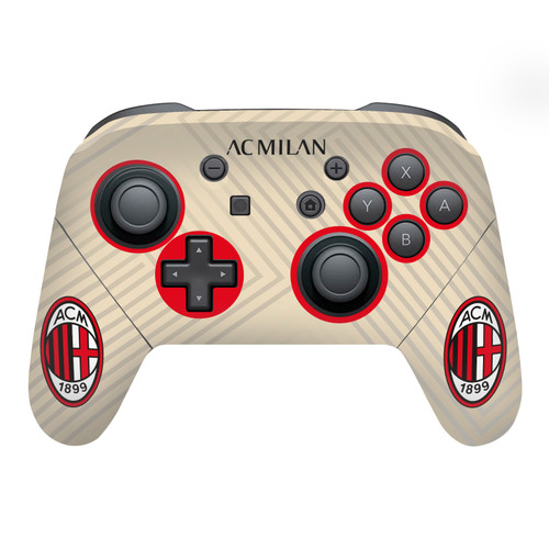 AC Milan 2021/22 Crest Kit Away Vinyl Sticker Skin Decal Cover for Nintendo Switch Pro Controller