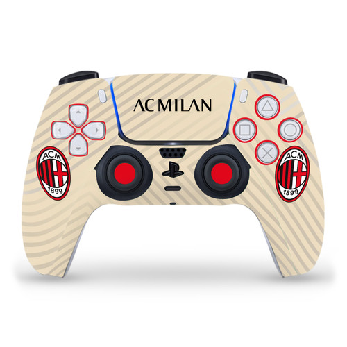 AC Milan 2021/22 Crest Kit Away Vinyl Sticker Skin Decal Cover for Sony PS5 Sony DualSense Controller