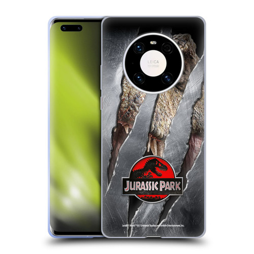 Jurassic Park Logo T-Rex Claw Mark Soft Gel Case for Huawei Mate 40 Pro 5G