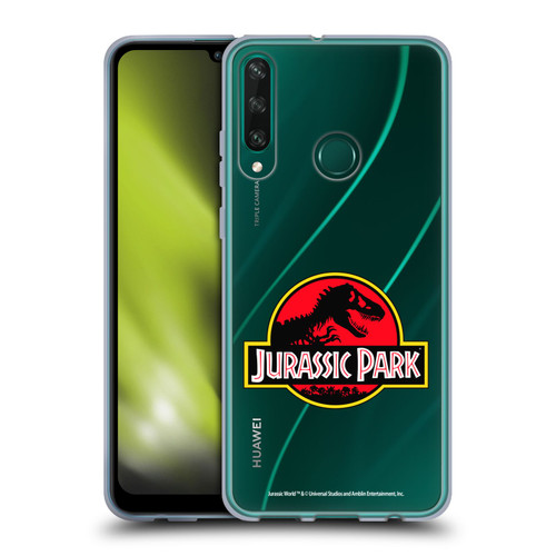 Jurassic Park Logo Plain Soft Gel Case for Huawei Y6p