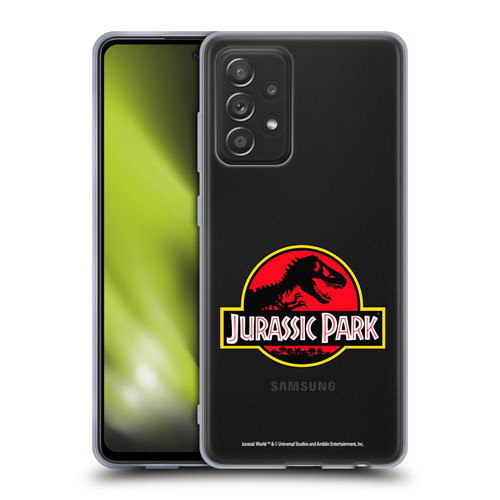 Jurassic Park Logo Plain Soft Gel Case for Samsung Galaxy A52 / A52s / 5G (2021)