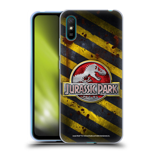 Jurassic Park Logo Distressed Crosswalk Soft Gel Case for Xiaomi Redmi 9A / Redmi 9AT