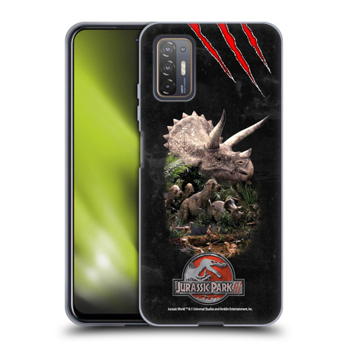 Jurassic Park III Key Art Dinosaurs 2 Soft Gel Case for HTC Desire 21 Pro 5G