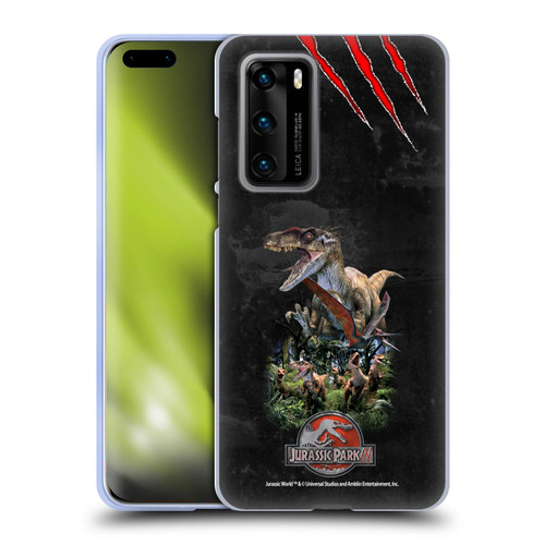 Jurassic Park III Key Art Dinosaurs 3 Soft Gel Case for Huawei P40 5G