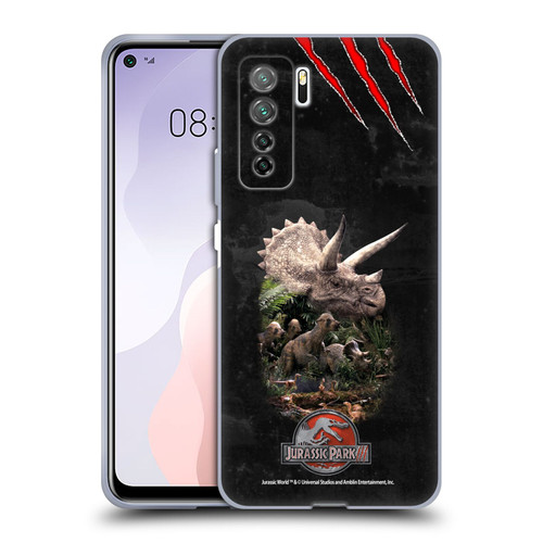 Jurassic Park III Key Art Dinosaurs 2 Soft Gel Case for Huawei Nova 7 SE/P40 Lite 5G