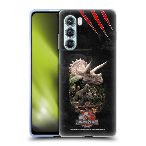 Jurassic Park III Key Art Dinosaurs 2 Soft Gel Case for Motorola Edge S30 / Moto G200 5G