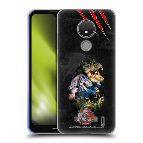 Jurassic Park III Key Art Dinosaurs Soft Gel Case for Nokia C21