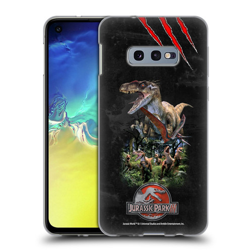 Jurassic Park III Key Art Dinosaurs 3 Soft Gel Case for Samsung Galaxy S10e