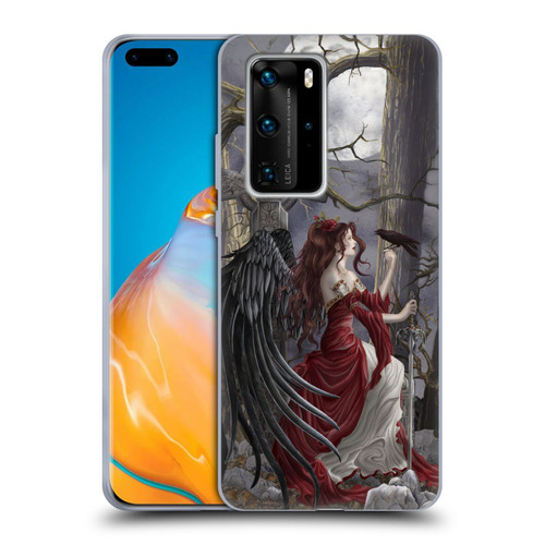 Nene Thomas Deep Forest Dark Angel Fairy With Raven Soft Gel Case for Huawei P40 Pro / P40 Pro Plus 5G