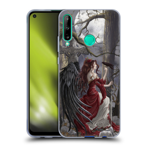 Nene Thomas Deep Forest Dark Angel Fairy With Raven Soft Gel Case for Huawei P40 lite E