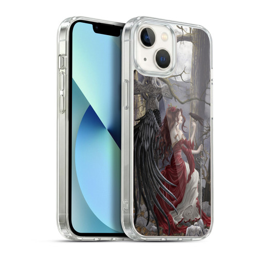 Nene Thomas Deep Forest Dark Angel Fairy With Raven Soft Gel Case for Apple iPhone 13