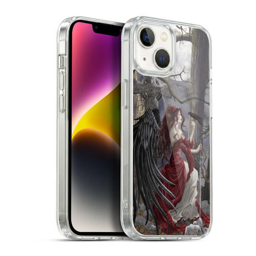 Nene Thomas Deep Forest Dark Angel Fairy With Raven Soft Gel Case for Apple iPhone 14