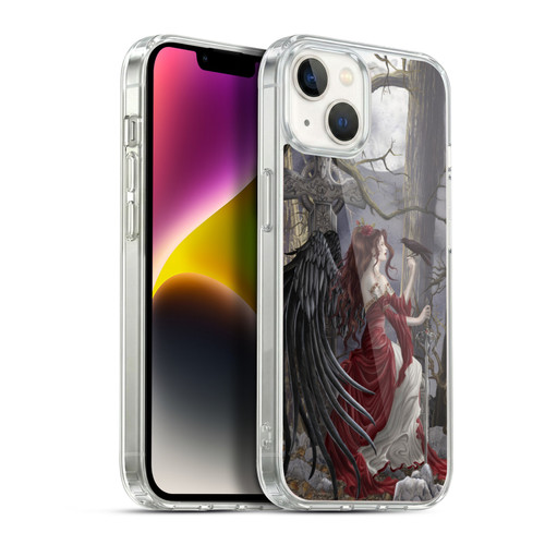 Nene Thomas Deep Forest Dark Angel Fairy With Raven Soft Gel Case for Apple iPhone 14 Plus & MagSafe