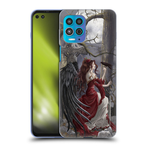 Nene Thomas Deep Forest Dark Angel Fairy With Raven Soft Gel Case for Motorola Moto G100