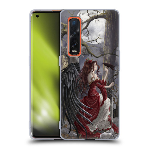 Nene Thomas Deep Forest Dark Angel Fairy With Raven Soft Gel Case for OPPO Find X2 Pro 5G