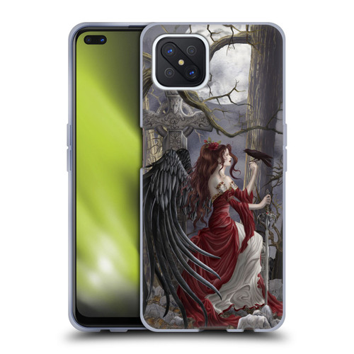 Nene Thomas Deep Forest Dark Angel Fairy With Raven Soft Gel Case for OPPO Reno4 Z 5G