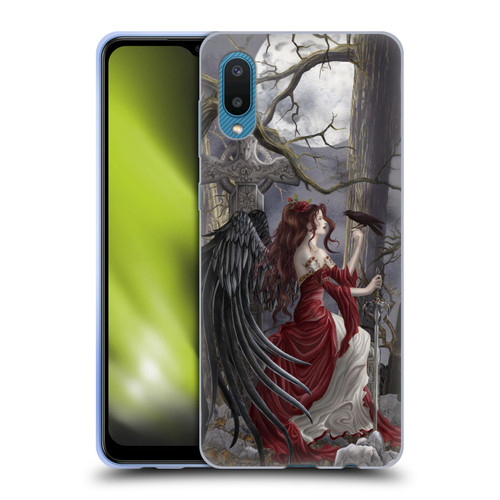 Nene Thomas Deep Forest Dark Angel Fairy With Raven Soft Gel Case for Samsung Galaxy A02/M02 (2021)
