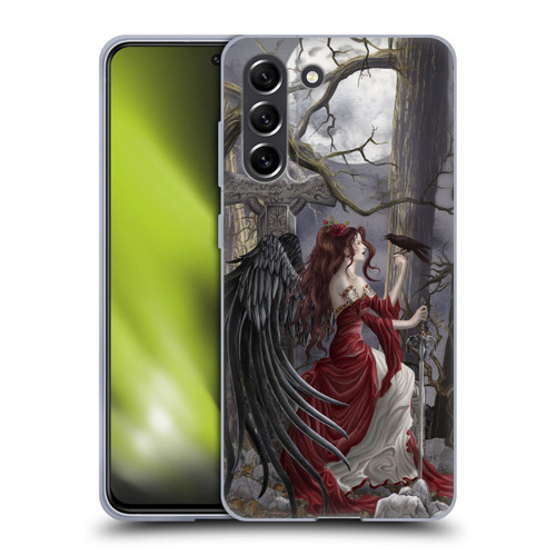 Nene Thomas Deep Forest Dark Angel Fairy With Raven Soft Gel Case for Samsung Galaxy S21 FE 5G