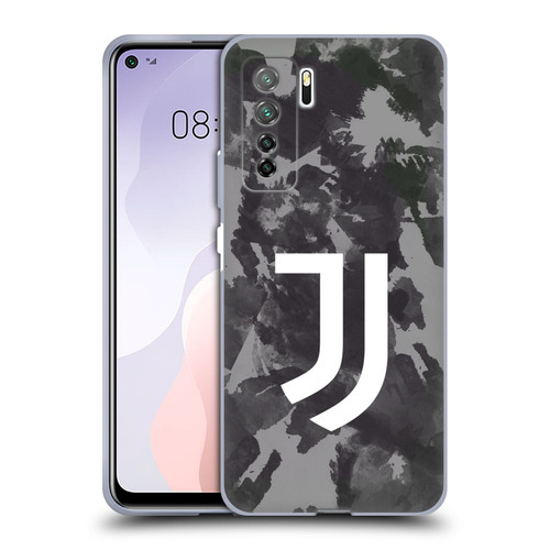 Juventus Football Club Art Monochrome Splatter Soft Gel Case for Huawei Nova 7 SE/P40 Lite 5G