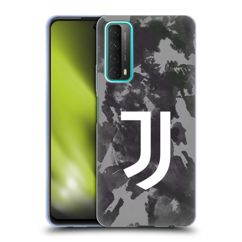 Juventus Football Club Art Monochrome Splatter Soft Gel Case for Huawei P Smart (2021)