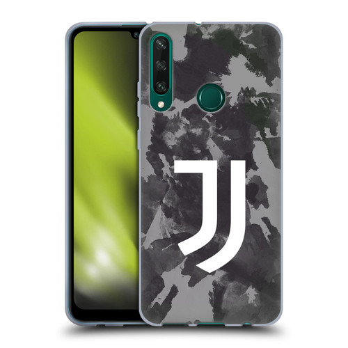 Juventus Football Club Art Monochrome Splatter Soft Gel Case for Huawei Y6p