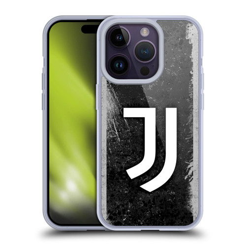 Juventus Football Club Art Distressed Logo Soft Gel Case for Apple iPhone 14 Pro