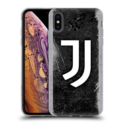 Juventus Football Club Art Distressed Logo Soft Gel Case for Apple iPhone XS Max