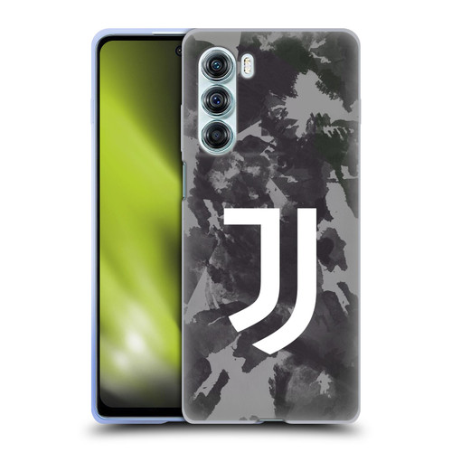 Juventus Football Club Art Monochrome Splatter Soft Gel Case for Motorola Edge S30 / Moto G200 5G