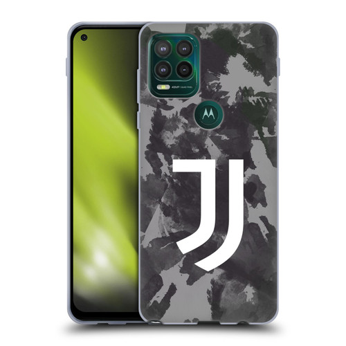 Juventus Football Club Art Monochrome Splatter Soft Gel Case for Motorola Moto G Stylus 5G 2021