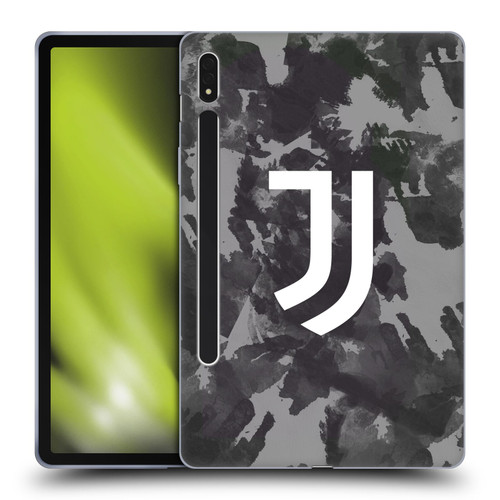 Juventus Football Club Art Monochrome Splatter Soft Gel Case for Samsung Galaxy Tab S8
