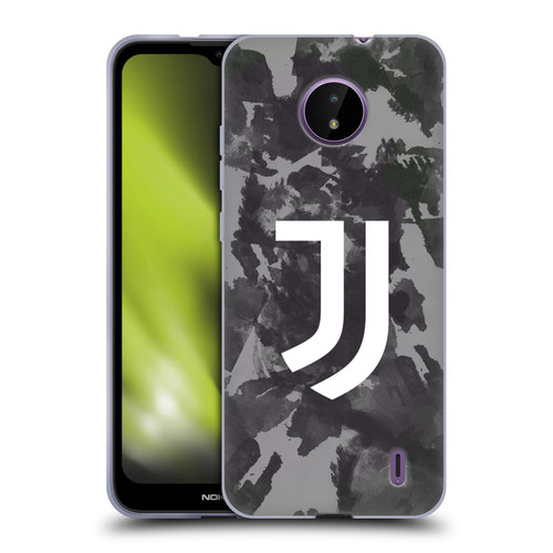 Juventus Football Club Art Monochrome Splatter Soft Gel Case for Nokia C10 / C20