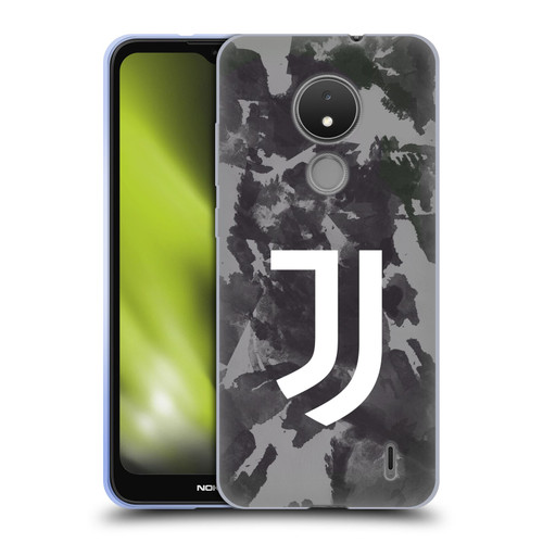 Juventus Football Club Art Monochrome Splatter Soft Gel Case for Nokia C21