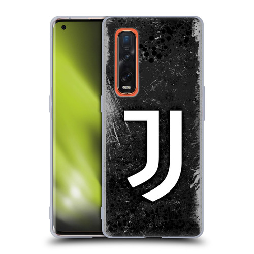 Juventus Football Club Art Distressed Logo Soft Gel Case for OPPO Find X2 Pro 5G