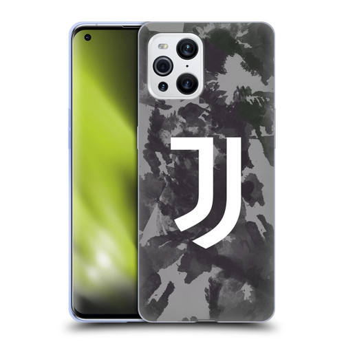 Juventus Football Club Art Monochrome Splatter Soft Gel Case for OPPO Find X3 / Pro