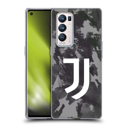 Juventus Football Club Art Monochrome Splatter Soft Gel Case for OPPO Find X3 Neo / Reno5 Pro+ 5G