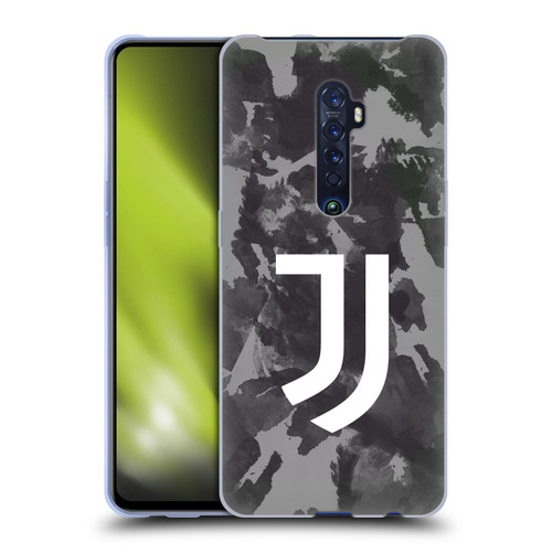 Juventus Football Club Art Monochrome Splatter Soft Gel Case for OPPO Reno 2
